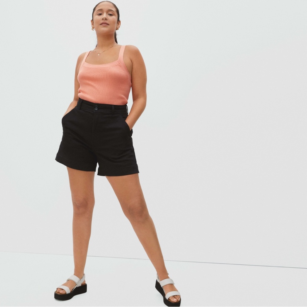 Black Everlane way high shorts